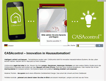 Tablet Screenshot of casacontrol.info